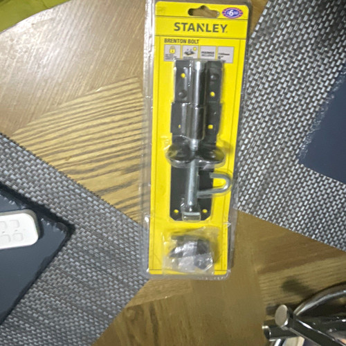 Stanley black drop - bolt, for