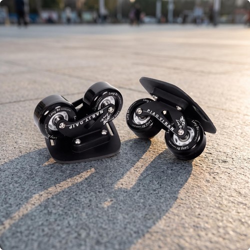 Compact four wheel slide board - compact,