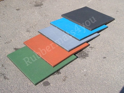 Rubber safety tiles heavy - safety,
