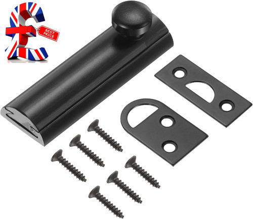 Solid brass surface bolt - solid,