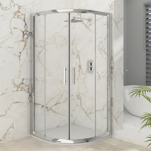 Quadrant shower enclosure with - enclosure,